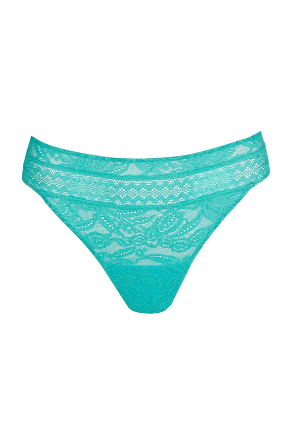 Palermo Thong In Sunny Teal - Prima Donna Twist