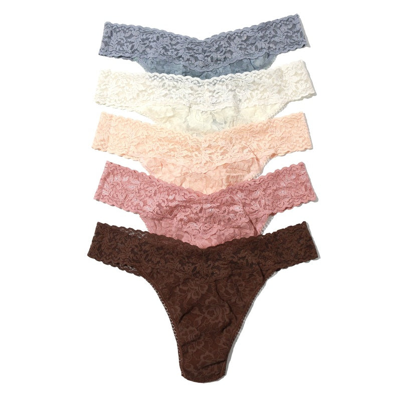 5 Original Rise Thongs in Multi - Hanky Panky