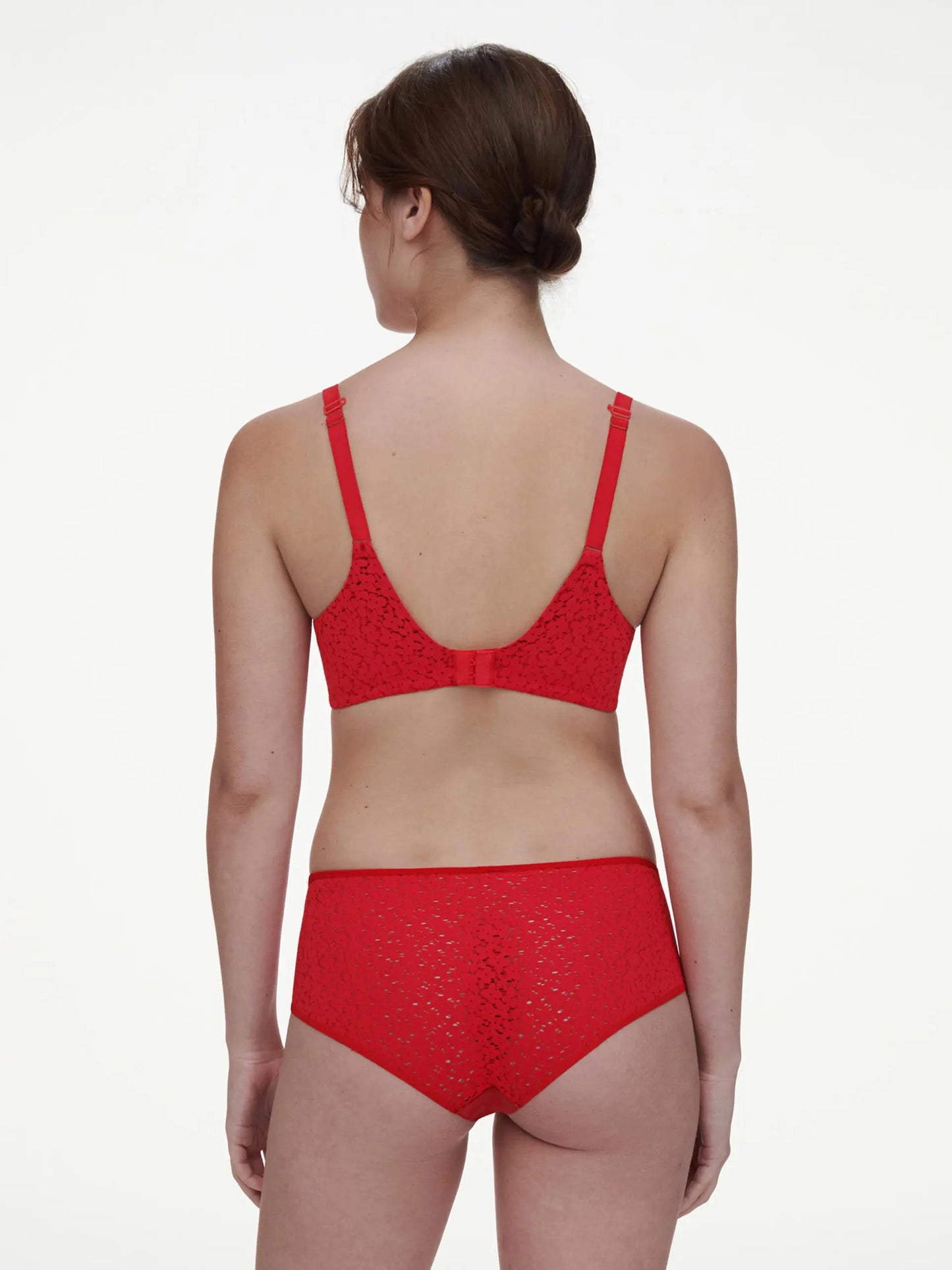 Norah Comfort Shorty In Poppy Red - Chantelle - BraTopia
