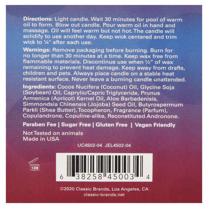 Mood Candle Get Laid Pheromone Massage Candle