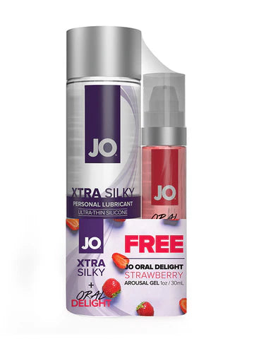 JO Xtra Silky Silicone + GWP JO Oral Delight - JO Lubricants - BraTopia