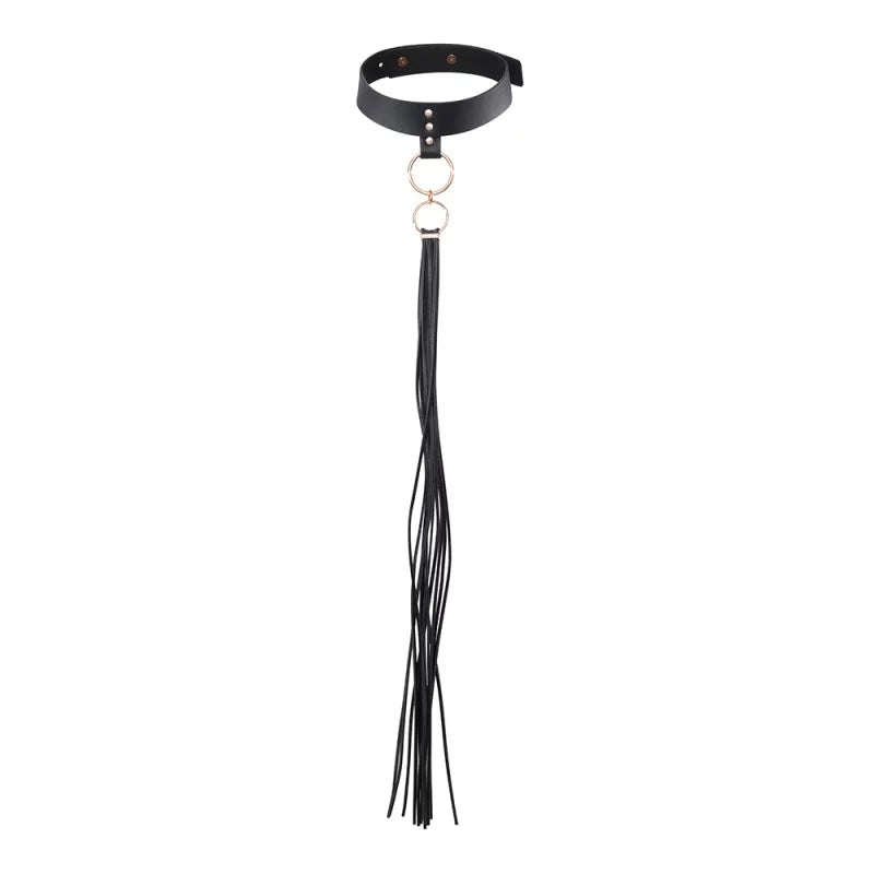 Maze Tassel Choker with Flog - Bijoux Indiscrets