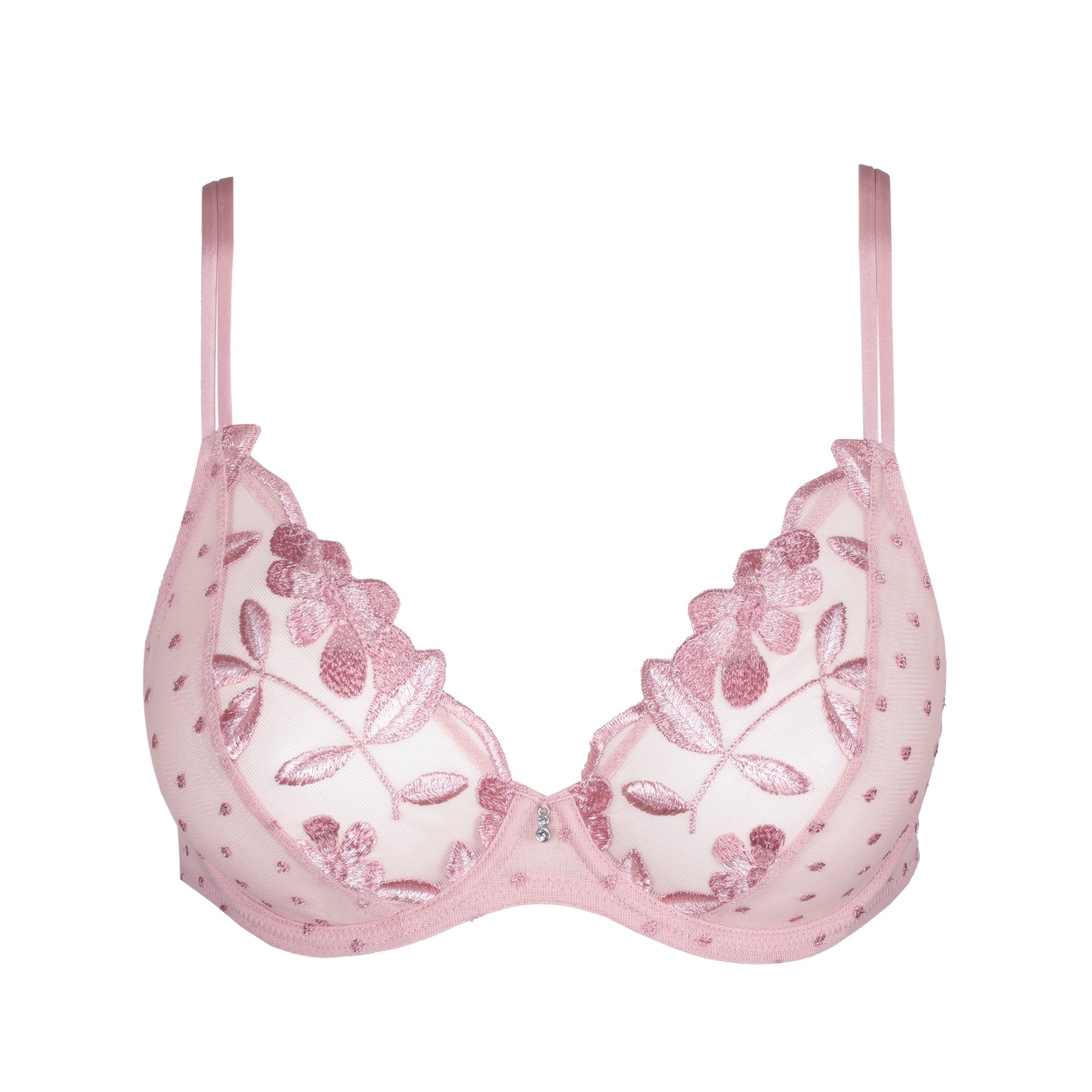 Agnes Plunge Bra In Vintage Pink - Marie Jo - BraTopia