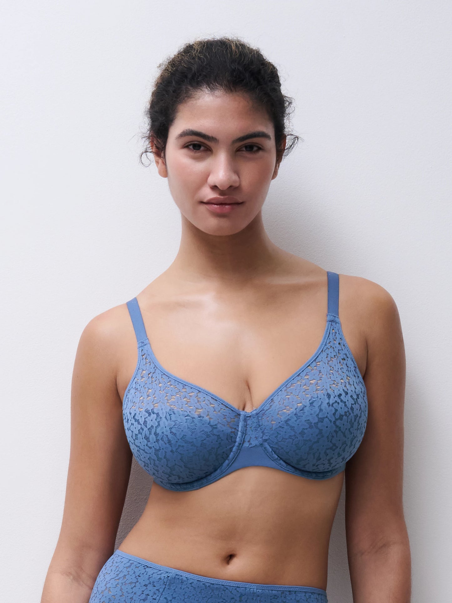 Norah Comfort Flex Fit Full Cup Bra In Ocean Blue - Chantelle