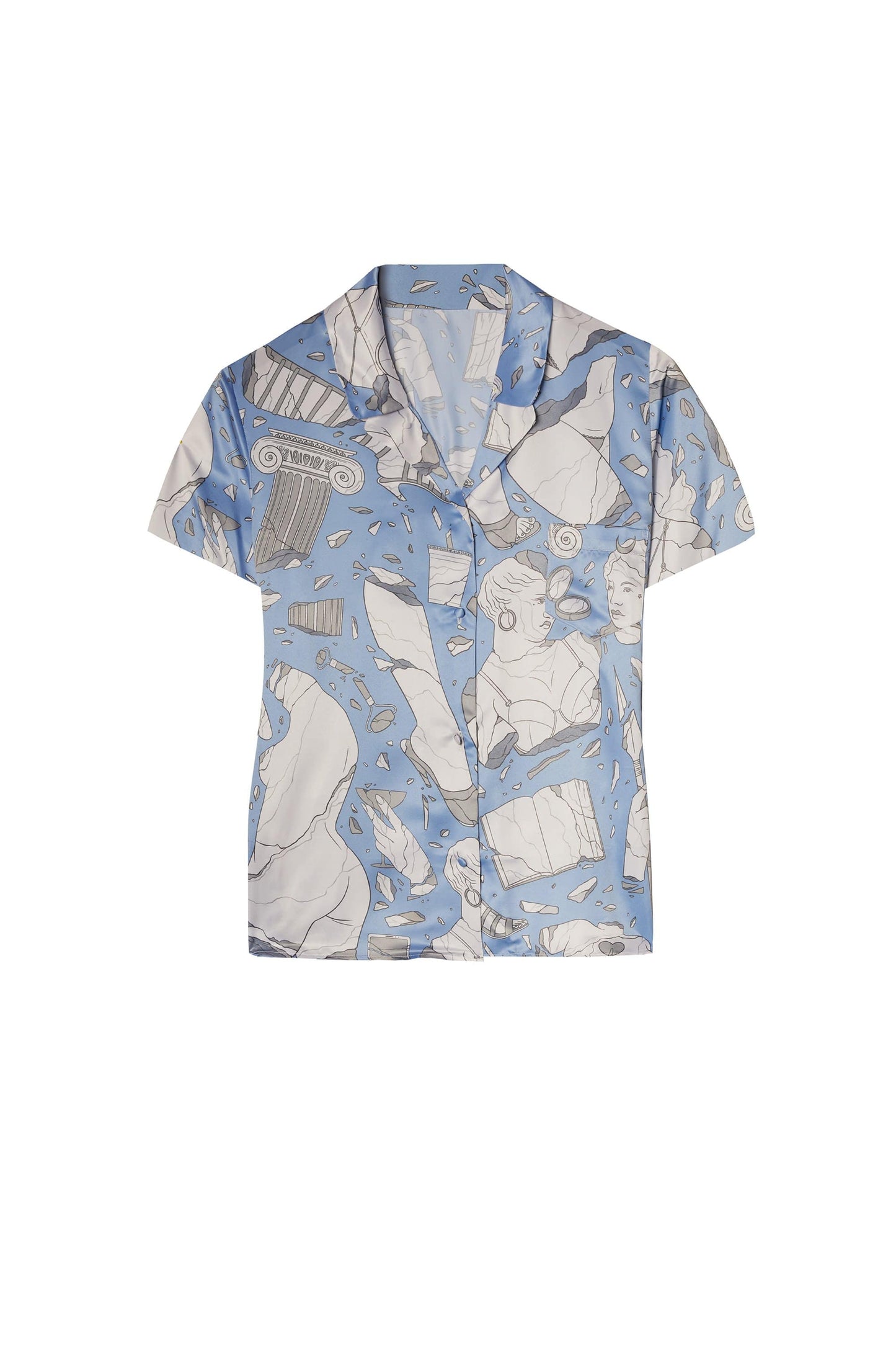 Logan Spector Recycled Satin Shirt - Playful Promises