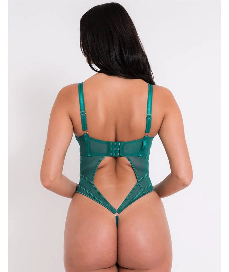 Senses Plunge Body In Verdigris - Curvy Kate - BraTopia