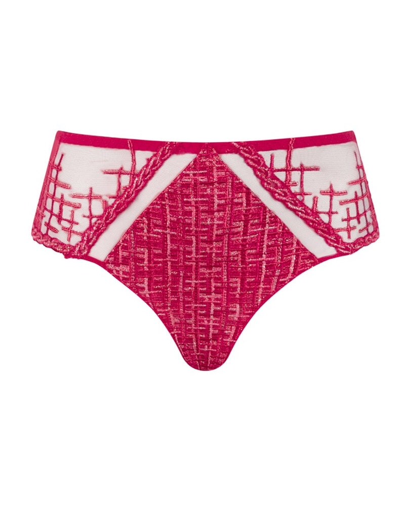 Tweegy Shorty In Rouge - Louisa Bracq