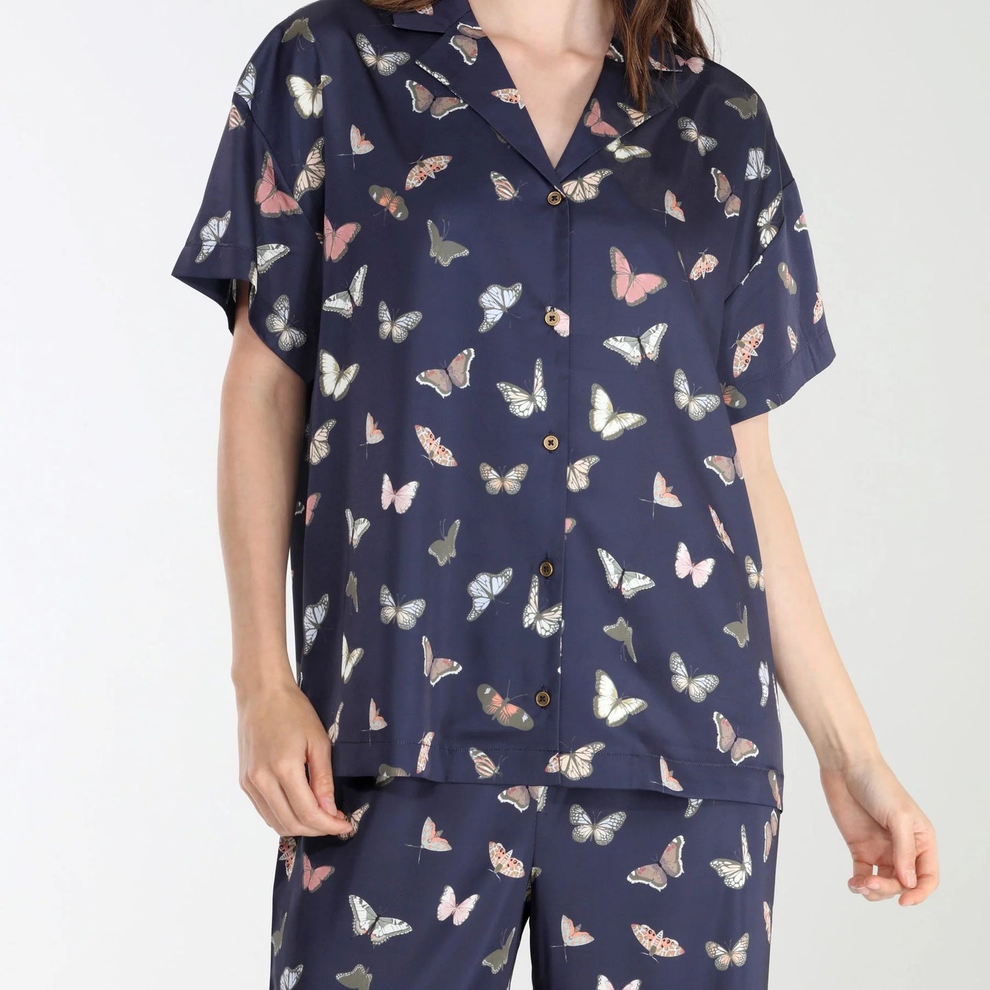 Sunday Rest PJ Set In Nova Butterflies - Honeydew Intimates - BraTopia