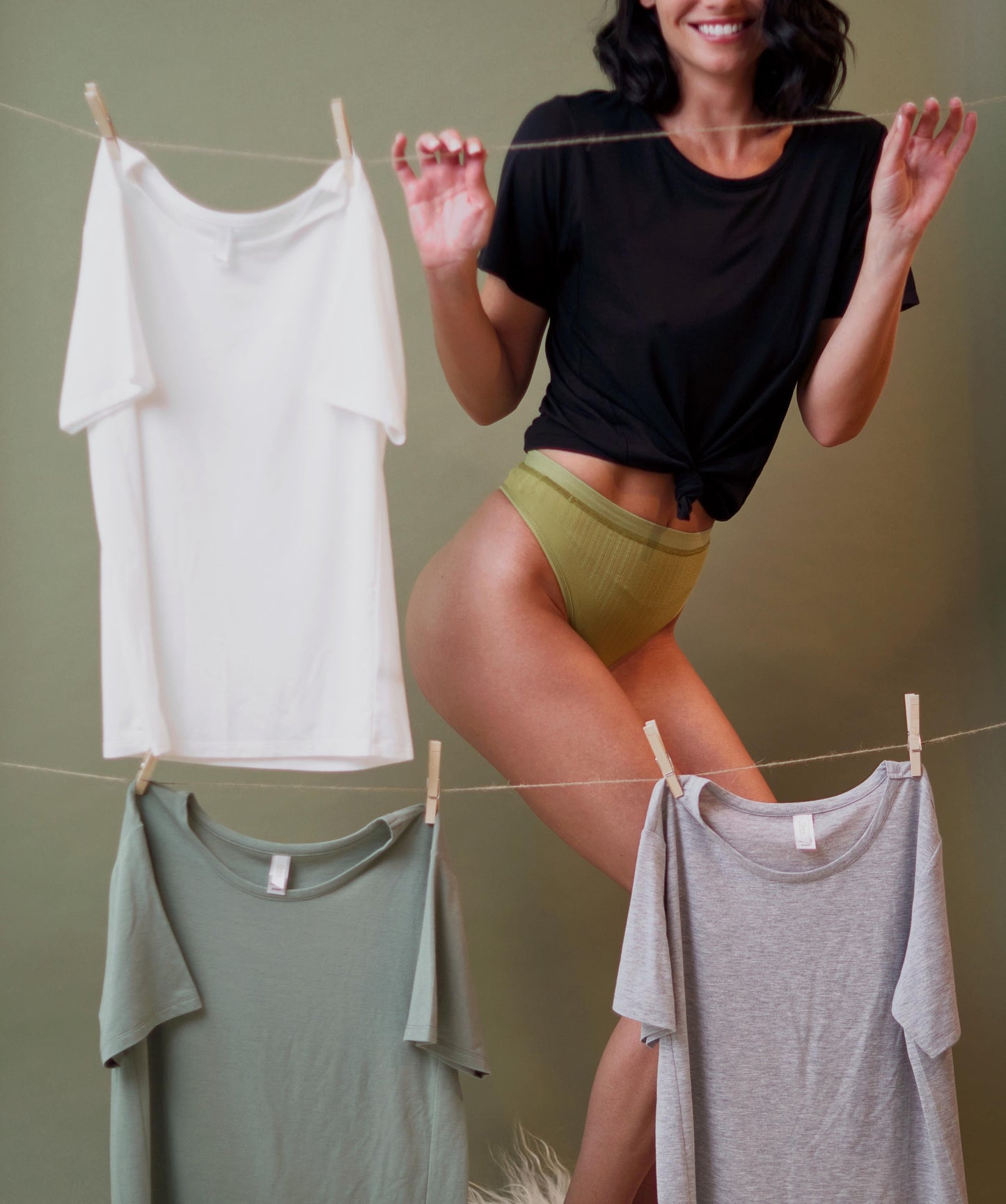 T-shirt In Ivory - Flora Nikrooz - BraTopia