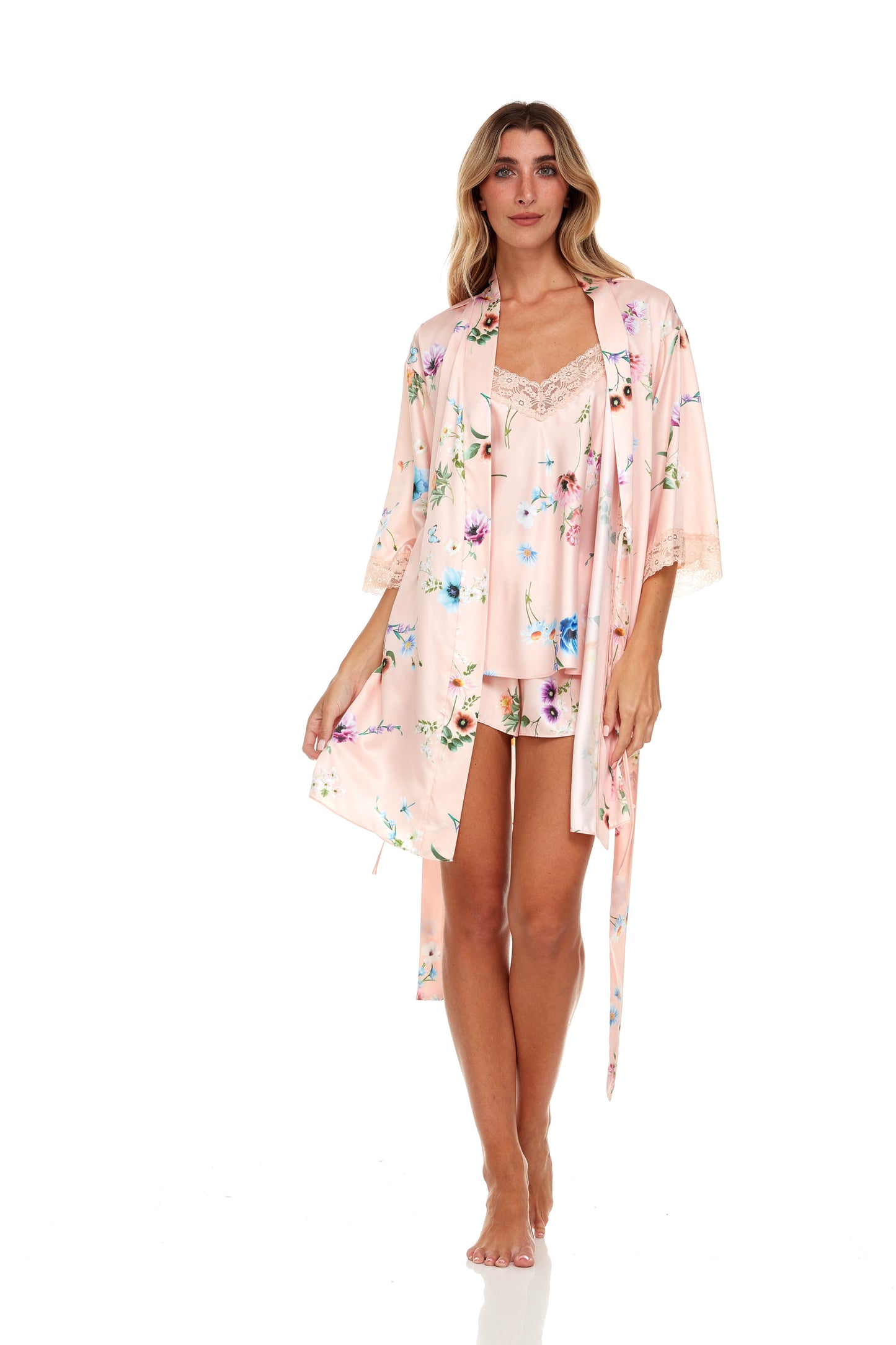 Sabrina Travel Set In Peach - Flora Nikrooz - BraTopia