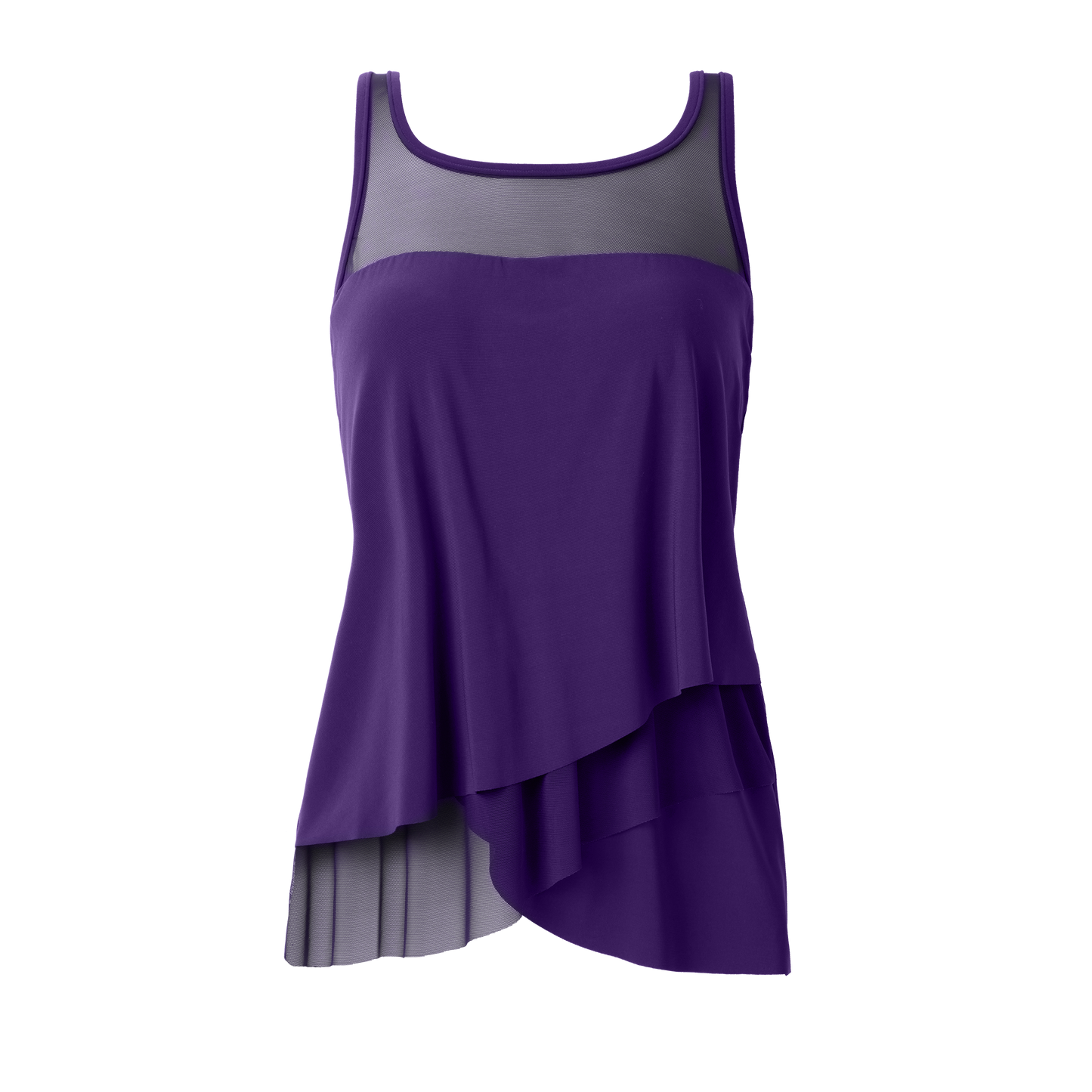 Tankini Illusion à Maintien Latéral Noir - Miracle Suit