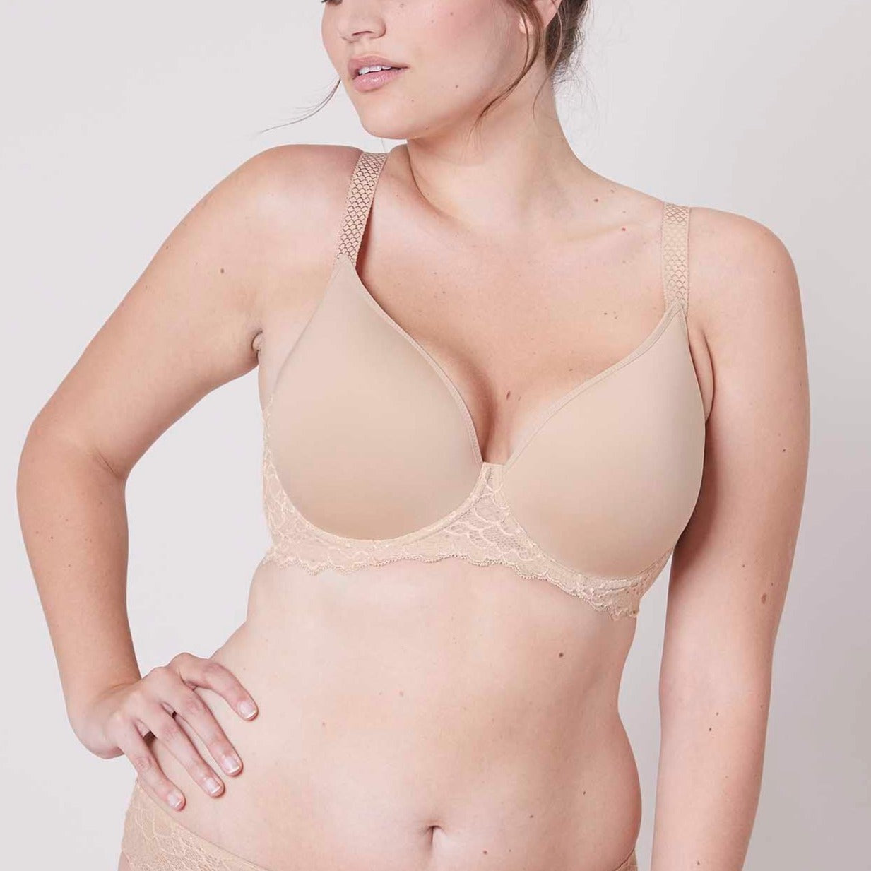 Ultimate Comfort in the Caresse Spacer Plunge Tshirt Bra