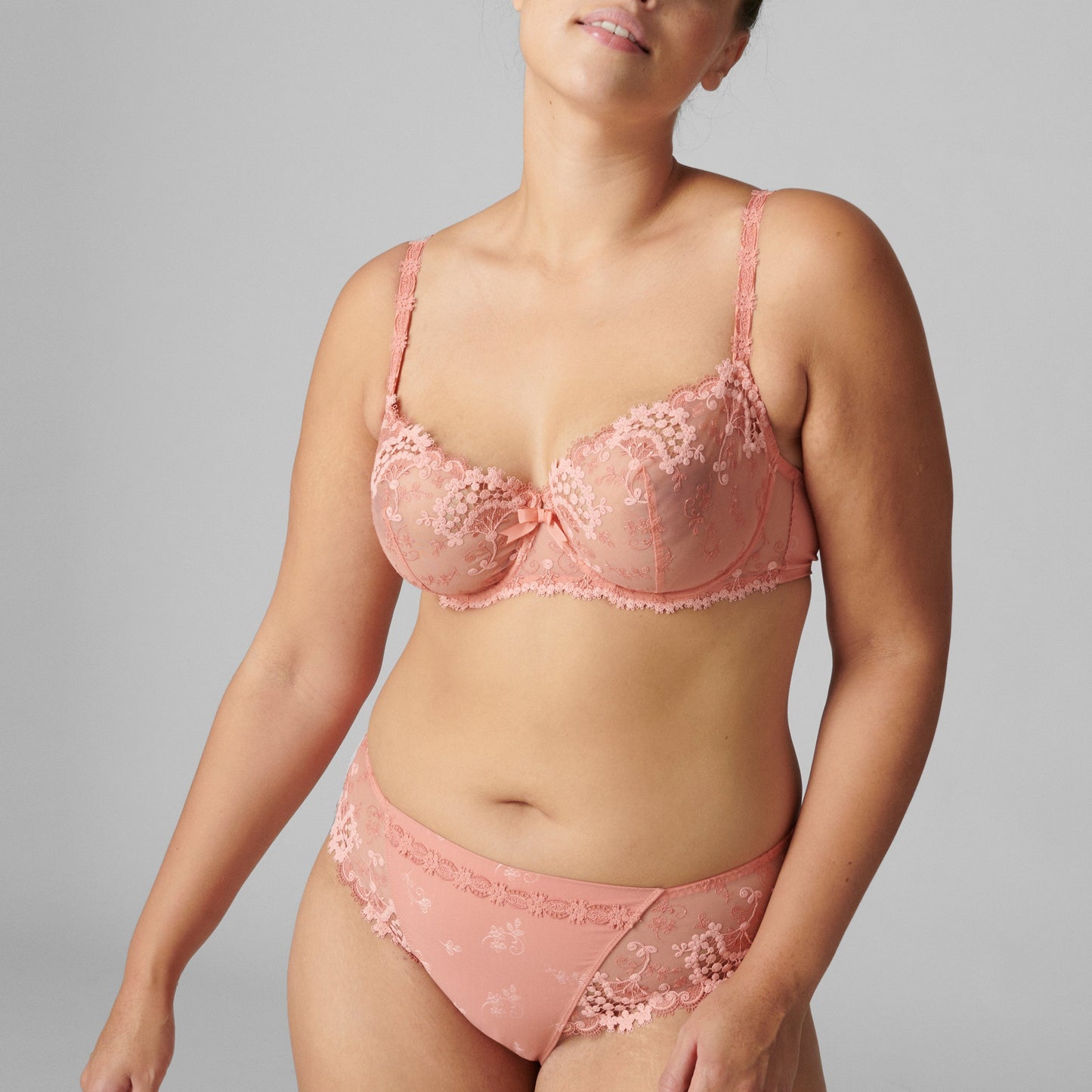 Wish Half Cup Bra In Ginger Pink - Simone Perele - BraTopia