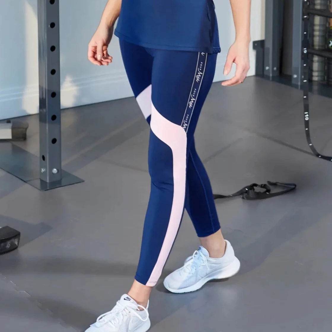 Power Workout Leggings - Navy Blue, Women's Leggings