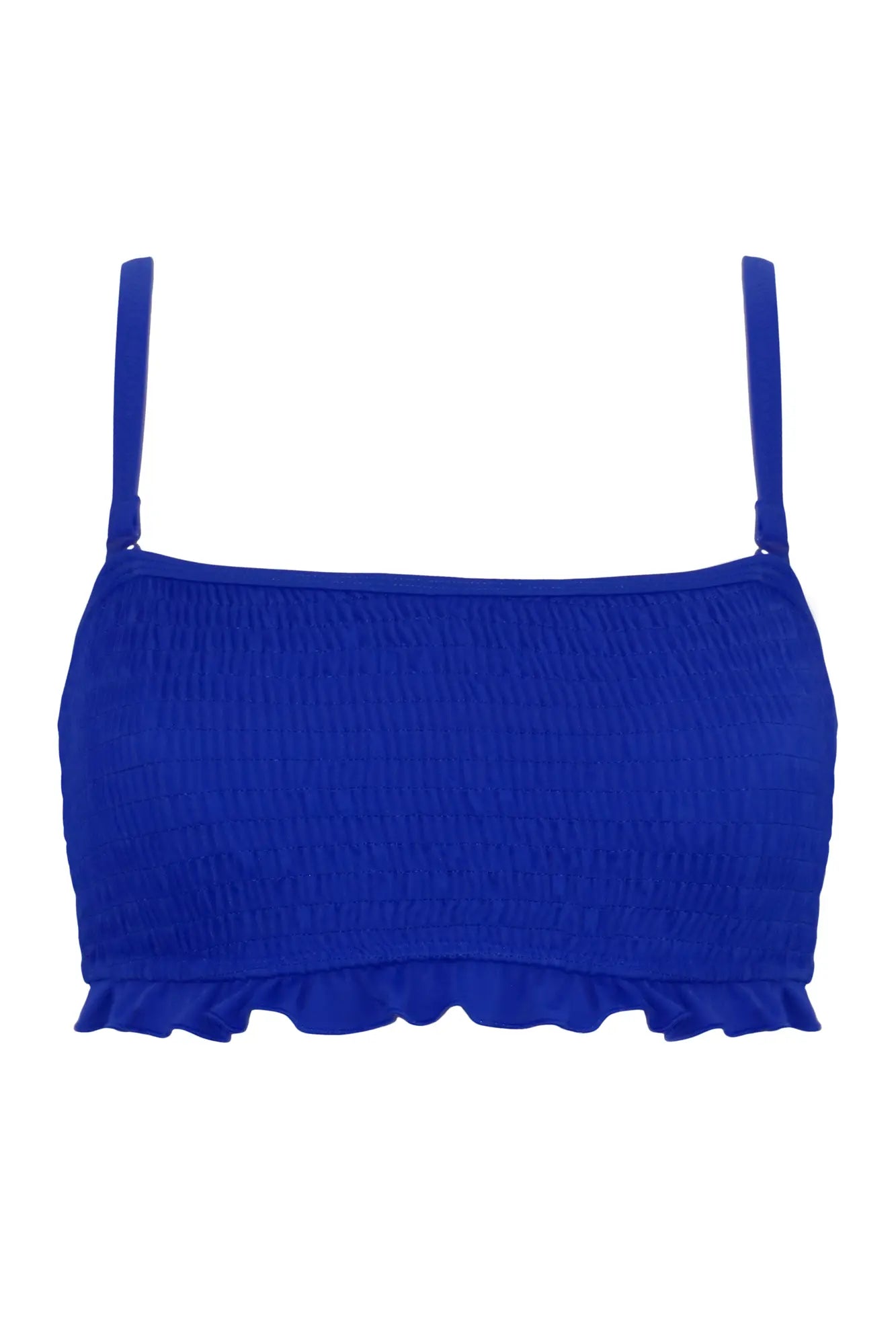 Free Spirit Strapless Underwired Bikini Top In Ultramarine - Pour Moi - BraTopia