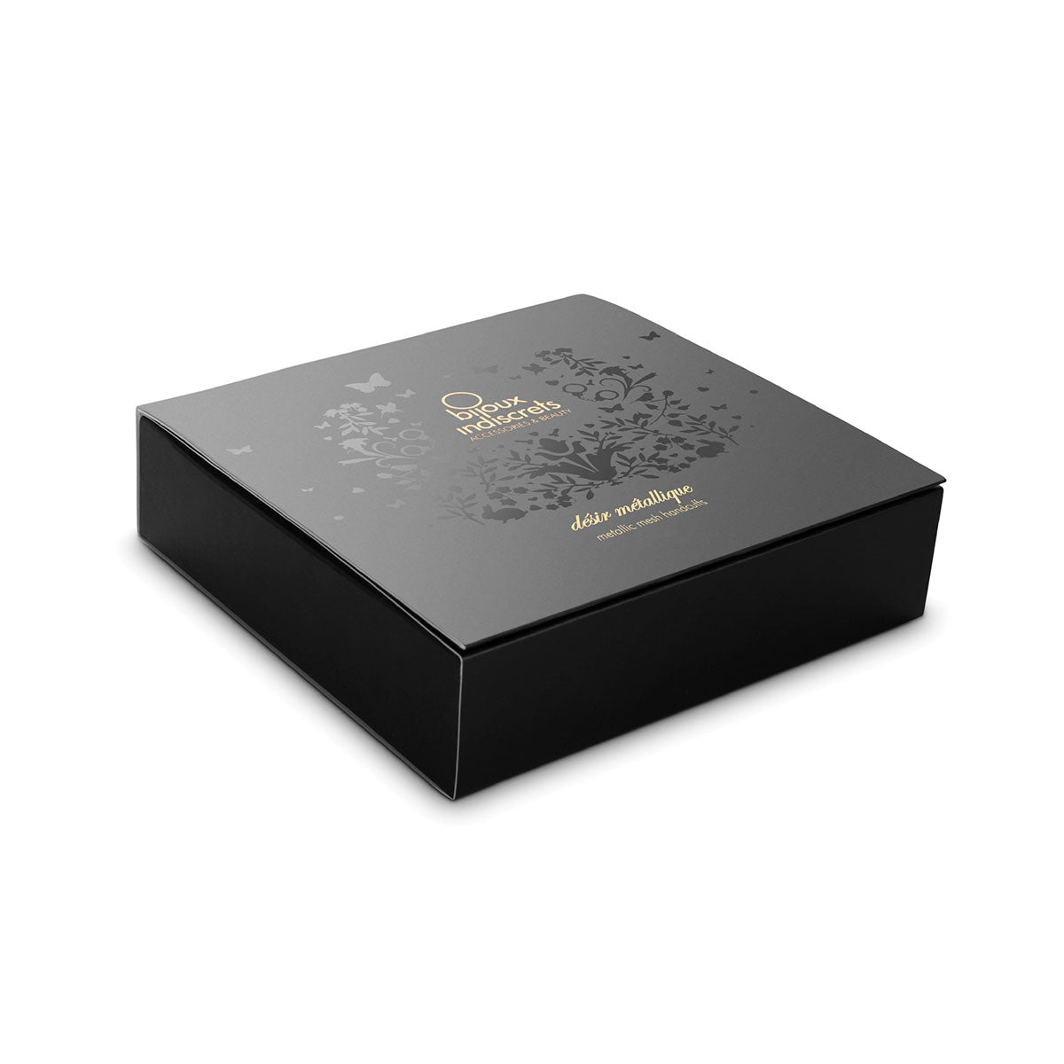 Desir Metallique Mesh Handcuffs In Gold - Bijoux Indiscrets