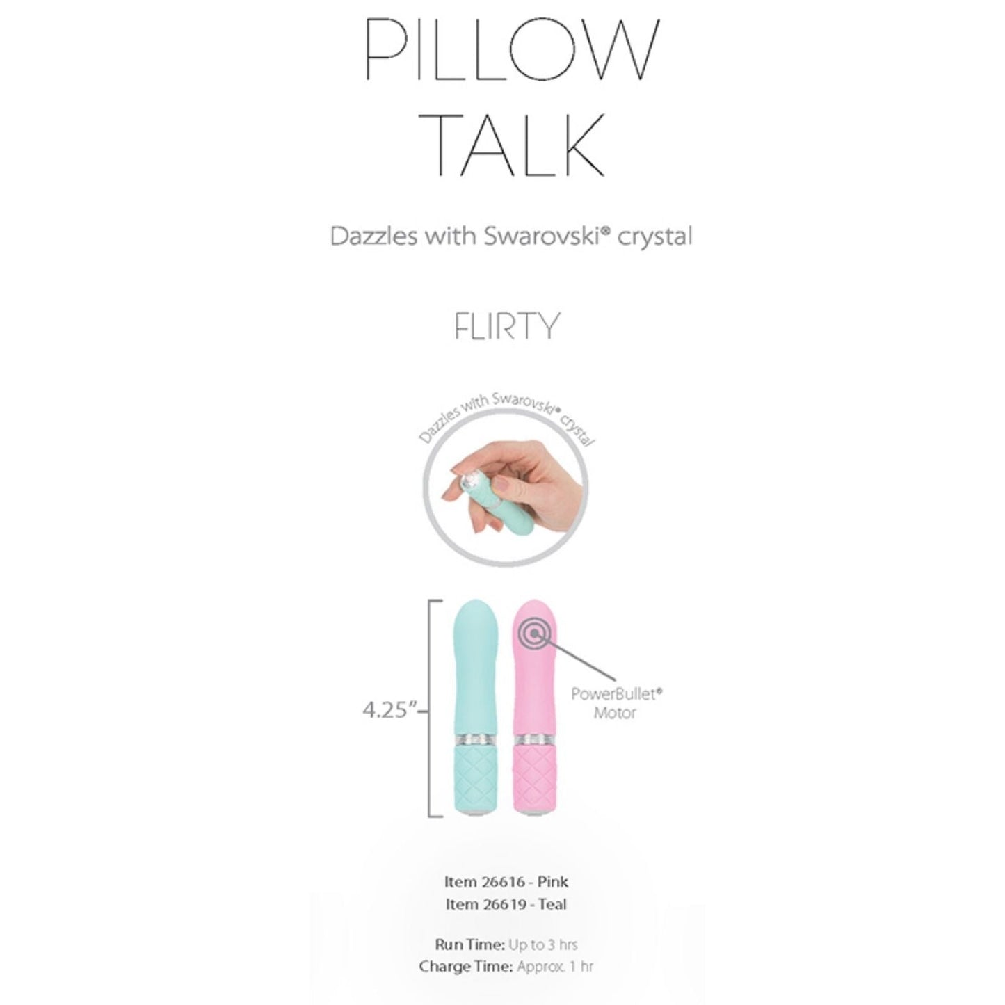 Flirty Mini Massager - Pillow Talk