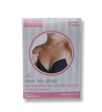Clear Bra Straps D+ - The Natural
