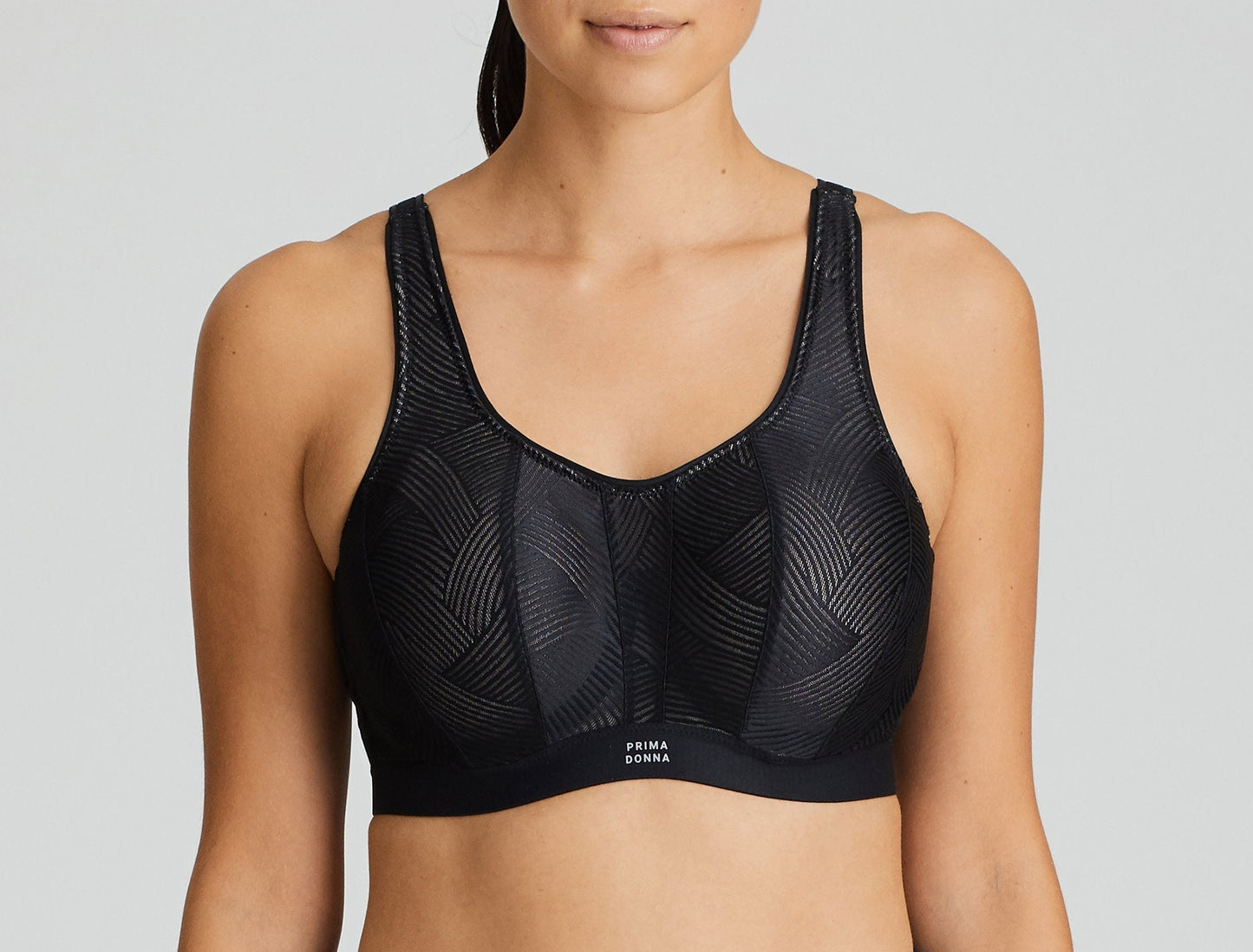 The Game Padded Sport Bra In Black - Prima Donna - BraTopia