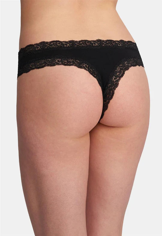 Iconic Thong In Black - Fleurt - BraTopia