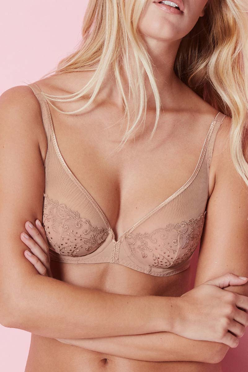 Soutien-Gorge Décolleté Entier Délice Nude - Simone Pérèle