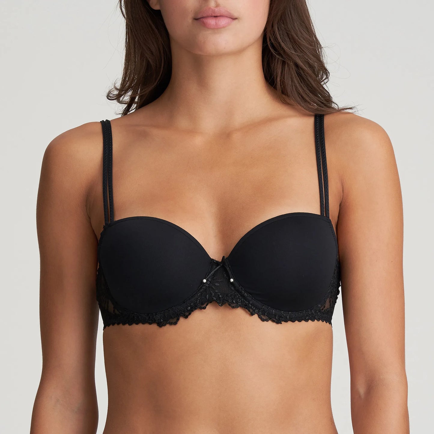 Jane Padded Balcony Bra In Black - BraTopia
