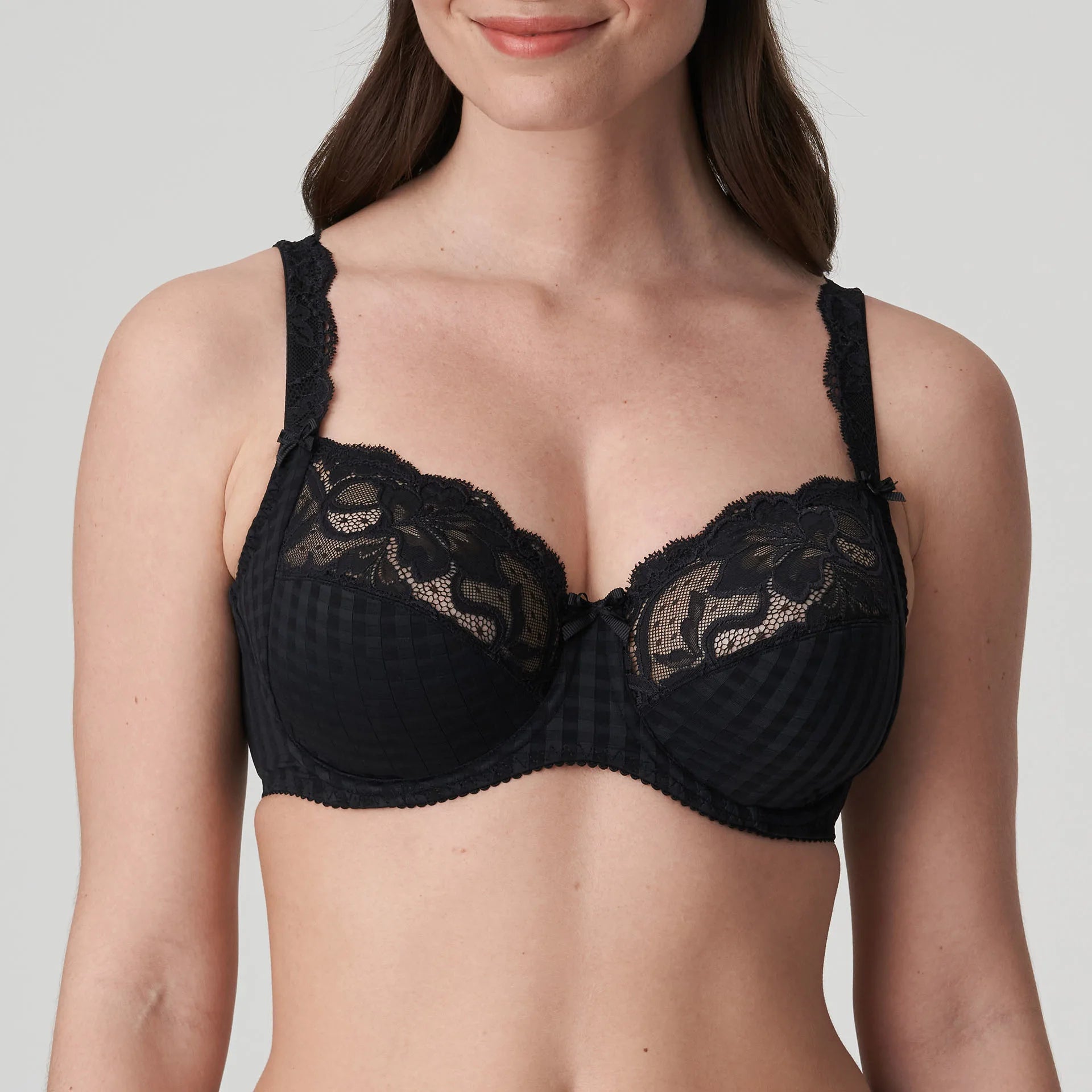 Prima Donna Madison Non-Padded Full Cup Seamless Bra in Black - Busted Bra  Shop