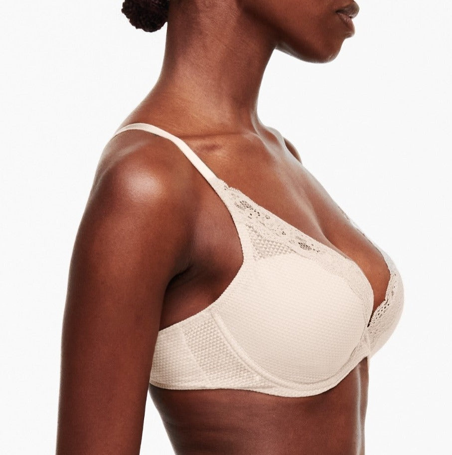 Brooklyn Plunge T-Shirt Bra In Dune- Passionata - BraTopia