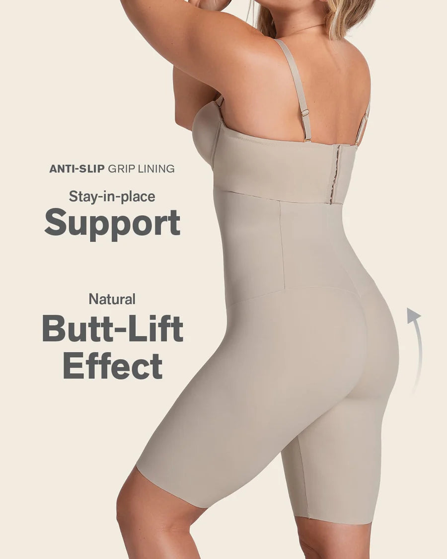 Extra High-Waisted Firm Shaper Short In Nude - Leonisa