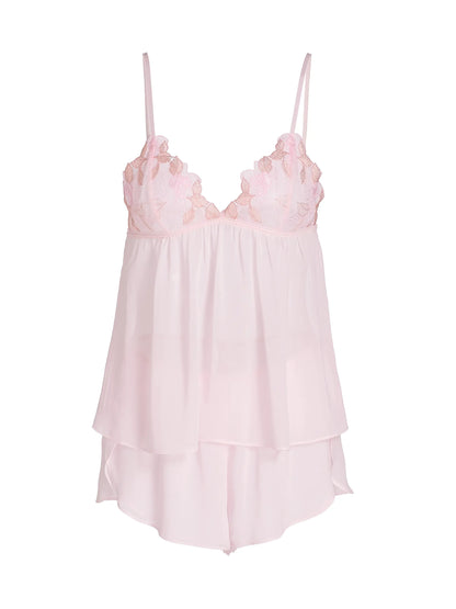 Emmy Cami Short Set In Rosewater - In Bloom