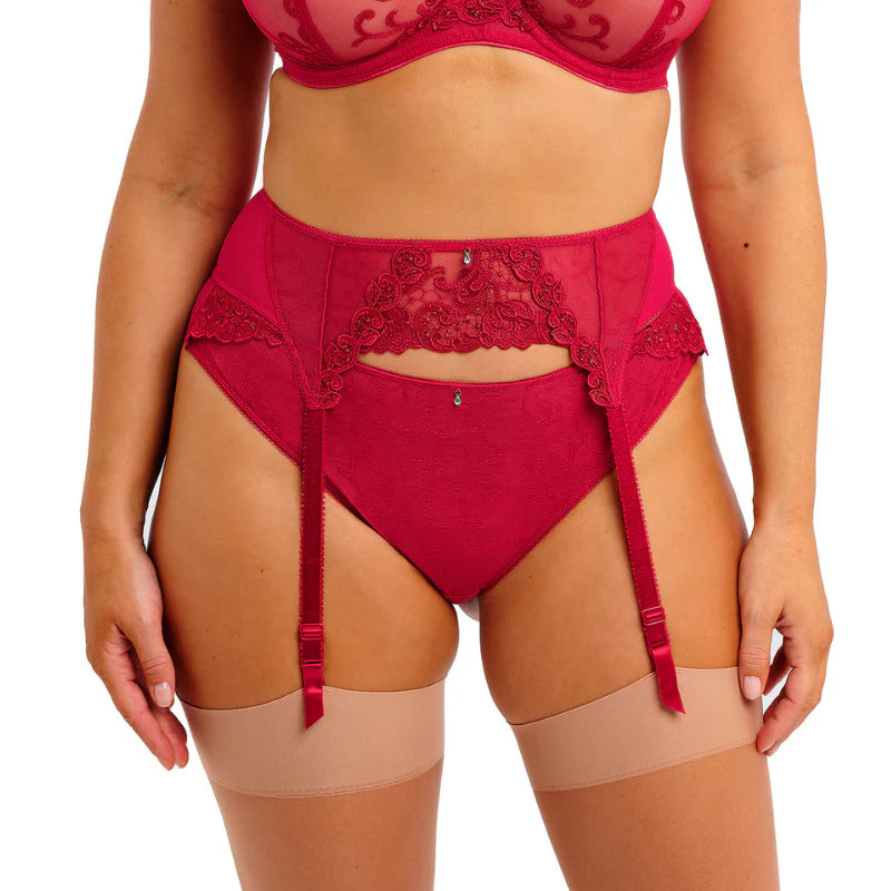 Portia Suspender In Red - Fantasie