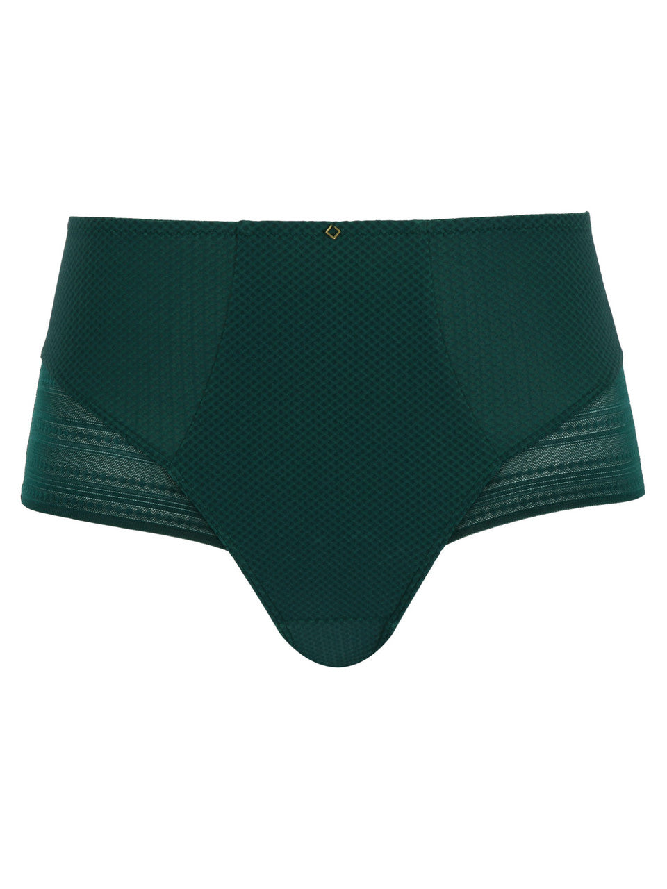 Serene High Waist Brief In Dark Green - Panache