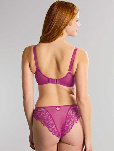 Allure Demi Plunge Bra in Magenta - Panache
