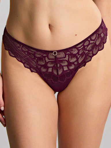 Allure Thong in Plum - Panache