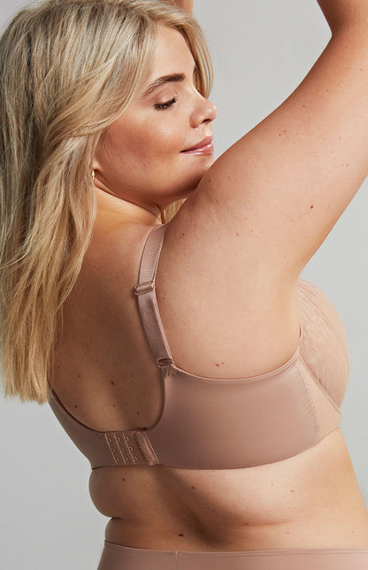 Esme Balcony Bra In Mocha Animal - Sculptresse