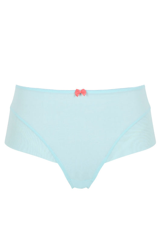 Tango Essence Deep Brief In Aqua & Coral - Panache