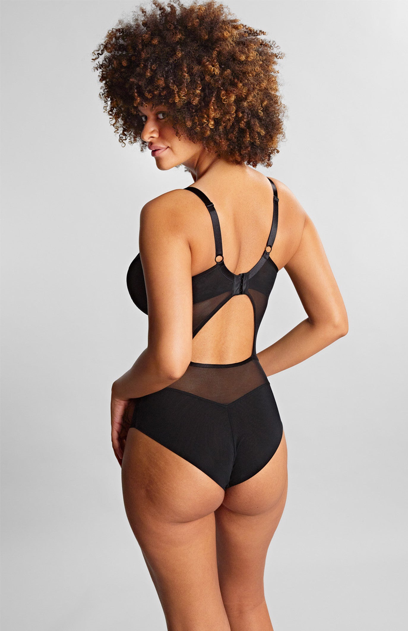 Tango Essence Plunge Bodysuit In Black - Panache