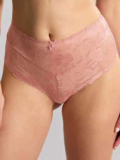 Amour Deep Brief in Rose Pink - Panache