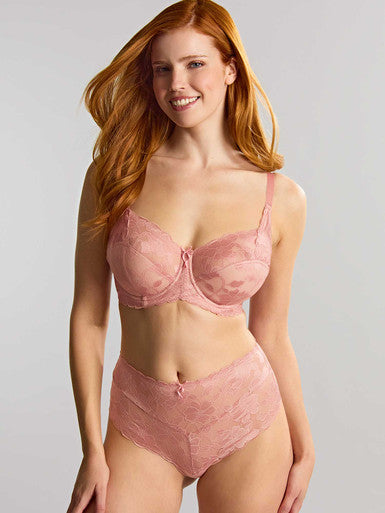 Amour Deep Brief in Rose Pink - Panache