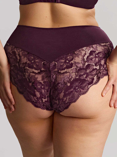 Amara Deep Brief in Plum - Sculptresse