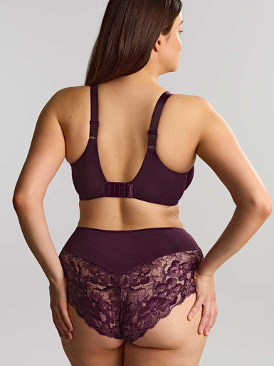 Amara Deep Brief in Plum - Sculptresse