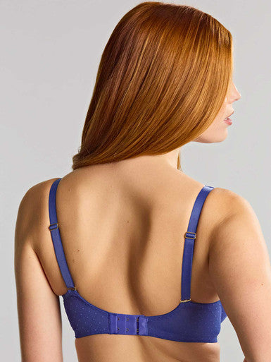 Heidi High Apex Non Padded Plunge Bra in Indigo - Panache
