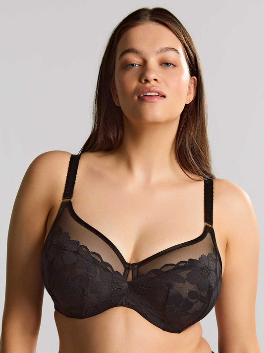 Flora Full Cup in Black - Sculptresse