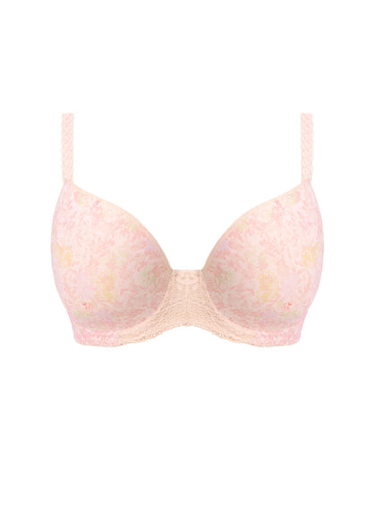 Daydreaming Plunge Molded T-Shirt Bra In Peach Blossom - Freya