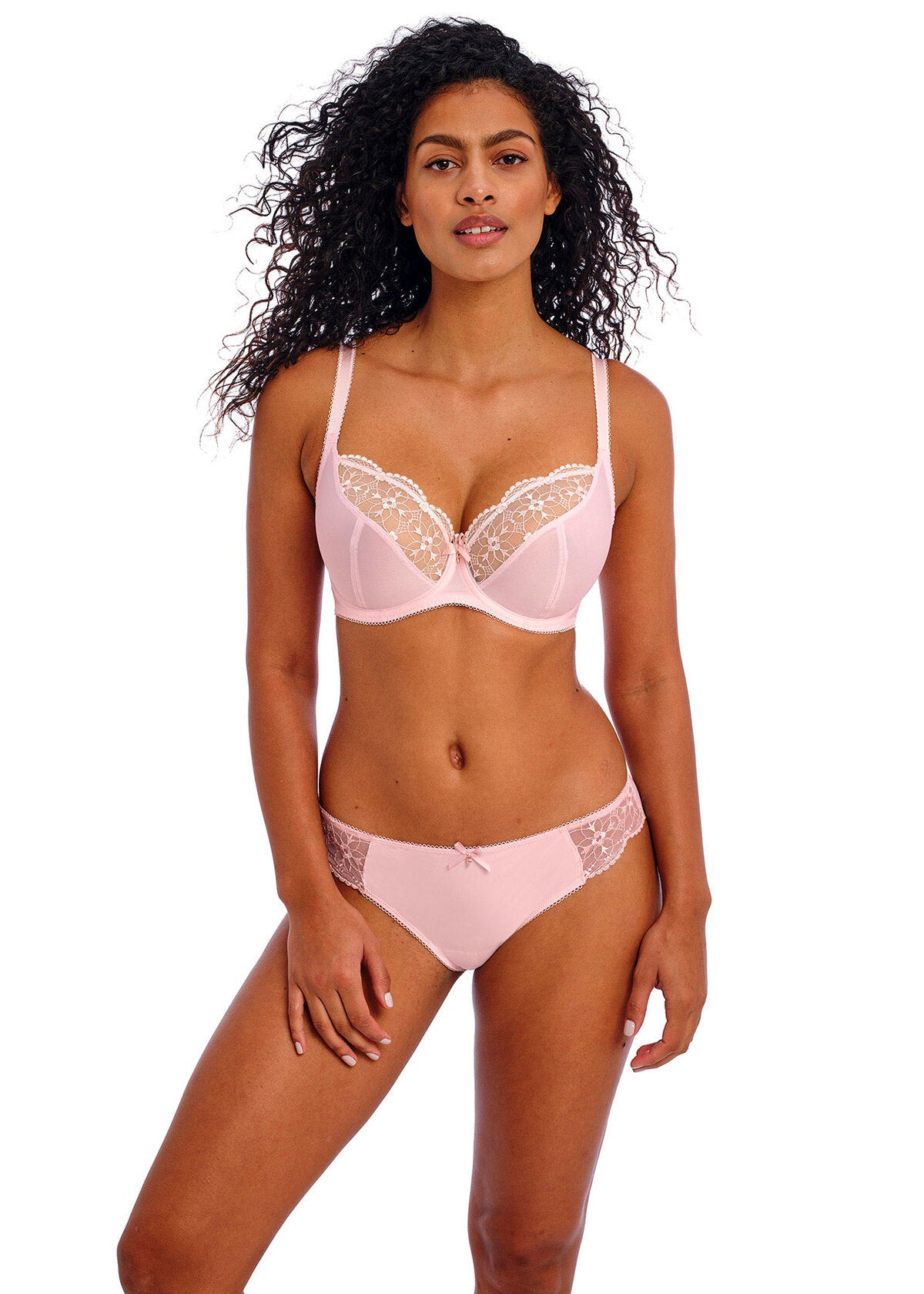 Hallie Plunge Bra In Pink Champagne - Freya