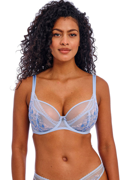 Sydnie UW High Apex Plunge Bra In Chambray - Freya
