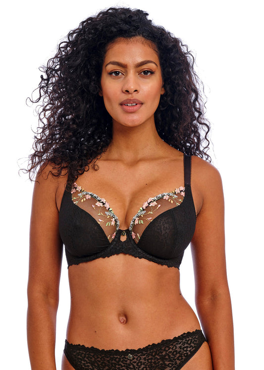 Love-Haze UW Plunge Bra In Black - Freya