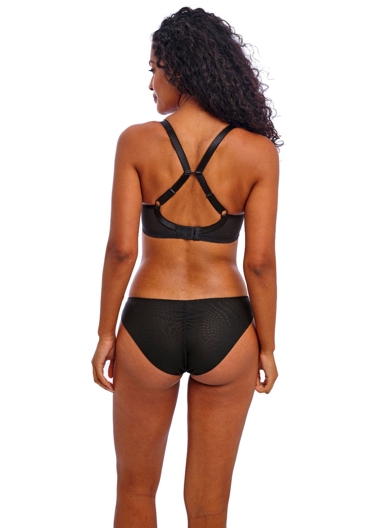 Love-Haze UW Moulded Plunge T-Shirt Bra In Black - Freya