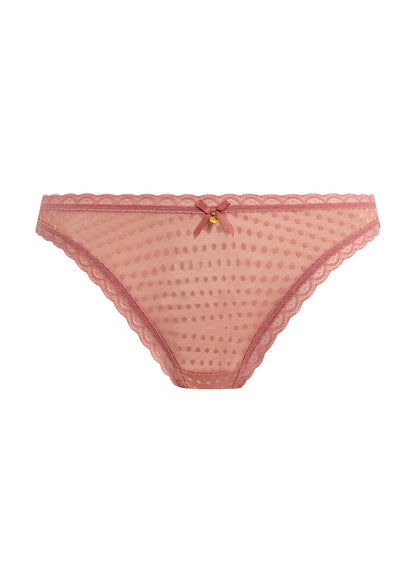 Freya High Leg Brief In Ash Rose - Freya