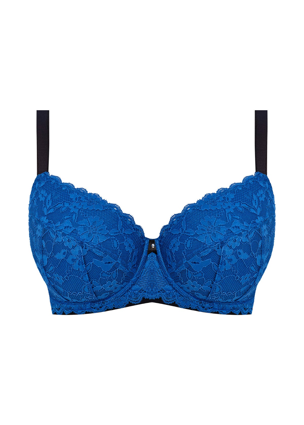 Offbeat UW Padded Half Cup Bra In Dazzling Blue - Freya